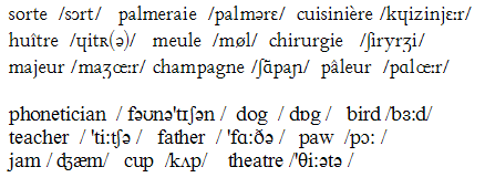 phonetics